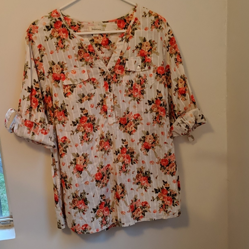 Dress Barn Floral Blouse